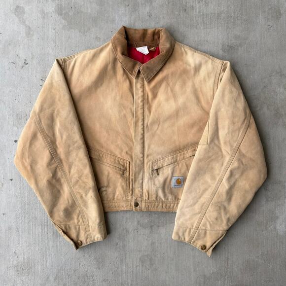 Carhartt Other - Carhartt cropped detroit style brown work wear jacket